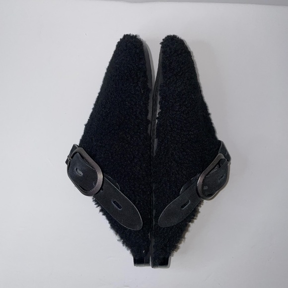 NWOB Rag & Bone Black Sherpa Slides - Picture 8 of 11